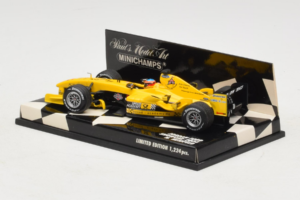 Jordan EJ14 Ford #18 N. Heidfeld Jordan Ford F1 Team Showcar 2004 Minichamps 1:43 400040088 Kov – obrázek 3 z 5