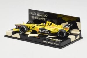Jordan Honda EJ11 #7 H-H. Frentzen F1 2001 Minichamps 1:43 400010011 Kov – obrázek 3 z 5