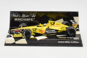 Jordan Honda EJ11 #11 J. Trulli F1 2001 Minichamps 1:43 400010012 Kov
