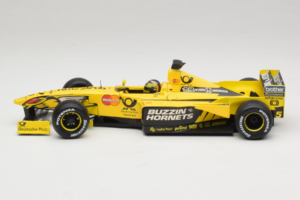 Jordan EJ10 H-H. Frentzen F1 Launch Edition 2000 Hot Wheels 1:18 29160 Kov – obrázek 3 z 6