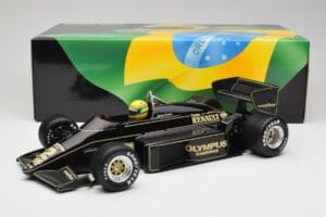 Lotus Renault 97T John Player Special #12 A. Senna Portuguese GP 1985 1st Victory Minichamps 1:12 540851292 Kov – obrázek 8 z 8