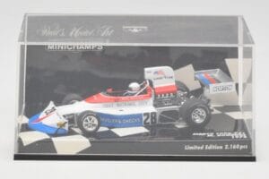 March Ford 751 #28 M. Donohue Race Car 1975 Minichamps 1:43 430750028 Kov – obrázek 5 z 5