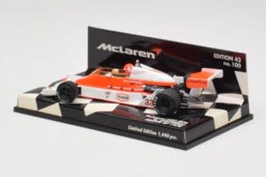 McLaren Ford M26 B. Giacomelli British GP 1978 Minichamps 1:43 530784333 Kov – obrázek 3 z 5