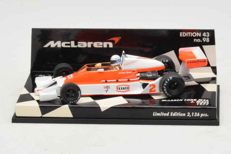 McLaren M26 Ford J. Mass F1 1977 Minichamps 1:43 530774302 Kov