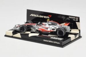 McLaren Mercedes MP4-23 #23 H. Kovalainen Showcar 2008 Minichamps 1:43 530084393 Kov – obrázek 3 z 5