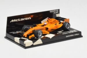 McLaren Mercedes MP4-20 G. Paffett Test Car 2006 Minichamps 1:43 530064395 Kov – obrázek 2 z 5