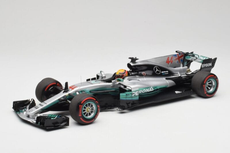 Mercedes AMG W08 EQ Power+ Petronas #44 L. Hamilton F1 World Champion 2017 Minichamps 1:18 186170044 Pryskyřice