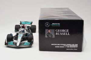 Mercedes AMG W13 E Performance Petronas #63 G. Russell Brazilian GP 1st Win 2022 Minichamps 1:18 110222163 Pryskyřice – obrázek 6 z 7