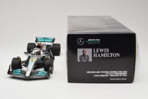 Mercedes AMG W13 E Performance Petronas #44 L. Hamilton Brazilian GP 2022 Minichamps 1:18 110222144 Pryskyřice – obrázek 6 z 7