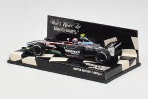Minardi Cosworth PS03 M. Bobbi Test Car 2003 Minichamps 1:43 400030039 Kov – obrázek 4 z 5
