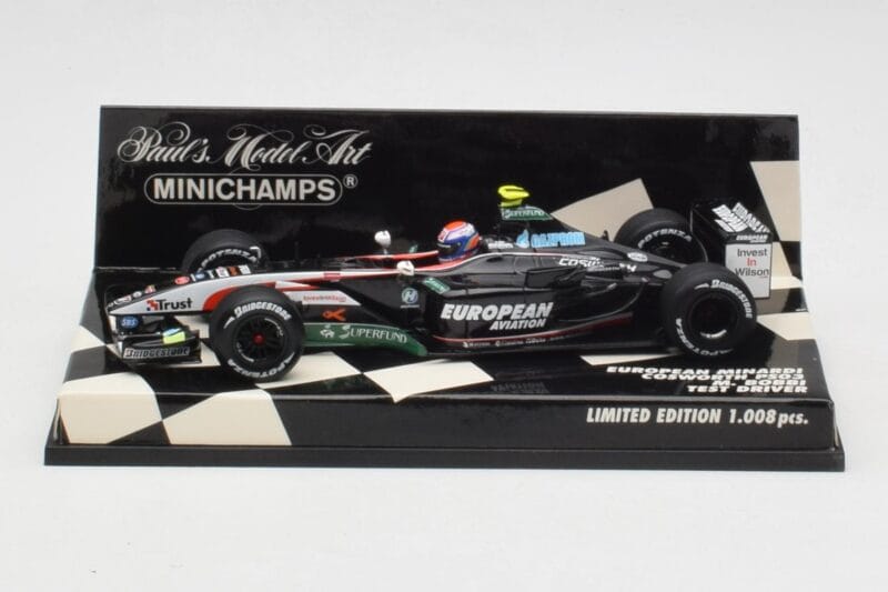 Minardi Cosworth PS03 M. Bobbi Test Car 2003 Minichamps 1:43 400030039 Kov