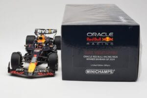 Oracle Red Bull Racing RB20 #1 M. Verstappen Winner Bahrain GP 2024 Minichamps 1:18 110240101 Kov – obrázek 6 z 7