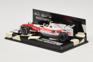 Toyota TF109 #10 T. Glock Panasonic Toyota Racing Australian GP 2009 Minichamps 1:43 400090010 Kov – obrázek 3 z 5