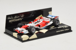 Toyota J. Trulli Panasonic Toyota Racing Showcar F1 2007 Minichamps 1:43 400070082 Kov – obrázek 2 z 5