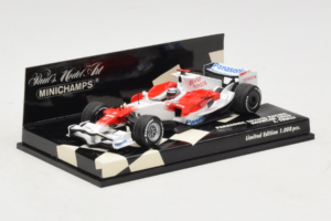 Toyota TF108 #9 J. Trulli Panasonic Toyota Racing Showcar F1 2008 Minichamps 1:43 400080081 Kov – obrázek 2 z 5