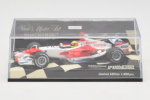 Toyota TF107 Panasonic #11 R. Schumacher Panasonic Toyota Racing Showcar 2007 Minichamps 1:43 400070081 Kov – obrázek 5 z 5