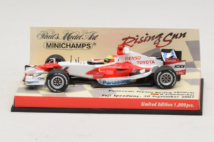 Panasonic Toyota Racing TF107 R. Schumacher F1 Showcar 2007 Minichamps 1:43 403070081 Kov