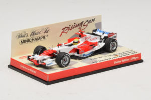 Panasonic Toyota Racing TF107 R. Schumacher F1 Showcar 2007 Minichamps 1:43 403070081 Kov – obrázek 2 z 5