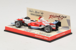 Panasonic Toyota Racing TF107 R. Schumacher F1 Showcar 2007 Minichamps 1:43 403070081 Kov – obrázek 3 z 5