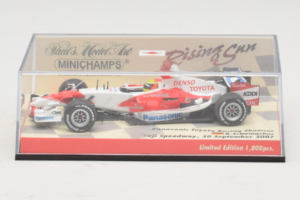 Panasonic Toyota Racing TF107 R. Schumacher F1 Showcar 2007 Minichamps 1:43 403070081 Kov – obrázek 5 z 5