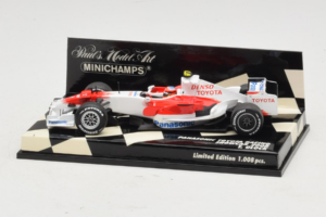 Toyota T. Glock Panasonic Toyota Racing Showcar F1 2008 Minichamps 1:43 400080082 Kov
