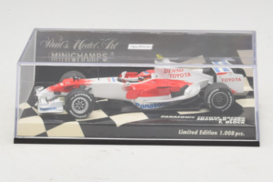 Toyota T. Glock Panasonic Toyota Racing Showcar F1 2008 Minichamps 1:43 400080082 Kov – obrázek 5 z 5