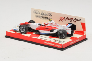 Panasonic Toyota Racing TF108 T. Glock F1 Showcar 2008 Minichamps 1:43 403080082 Kov – obrázek 3 z 5