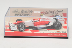 Panasonic Toyota Racing TF108 T. Glock F1 Showcar 2008 Minichamps 1:43 403080082 Kov – obrázek 5 z 5
