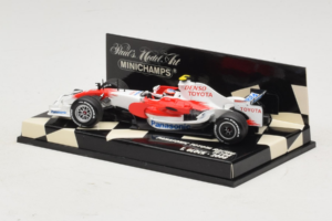 Toyota TF108 #11 T. Glock Panasonic Toyota Racing F1 2008 Minichamps 1:43 400080012 Kov – obrázek 3 z 5