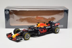 Red Bull Racing Honda RB16B #33 M. Verstappen Mexican GP Winner 2021 Minichamps 1:18 110211933 Pryskyřice – obrázek 6 z 6