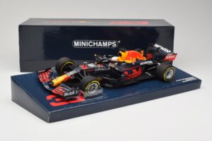 Red Bull Racing Honda RB16B #33 M. Verstappen Emilia Romagna GP 2021 Case Edition Minichamps 1:18 113210133 Pryskyřice – obrázek 7 z 7
