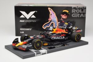 Oracle Red Bull Racing RB18 #33 M. Verstappen Belgian GP 2022 Minichamps 1:18 113221401 Pryskyřice – obrázek 7 z 7