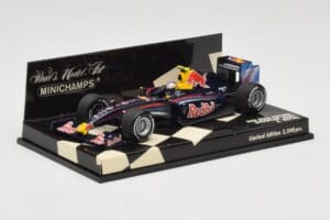 Red Bull Racing Renault RB5 #15 S. Vettel Showcar 2009 Minichamps 1:43 400090085 Kov – obrázek 2 z 5