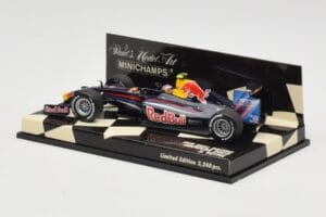 Red Bull Racing Renault RB5 #15 S. Vettel Showcar 2009 Minichamps 1:43 400090085 Kov – obrázek 3 z 5