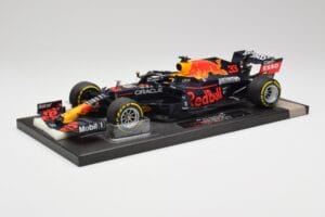 Red Bull RB16B #33 M. Verstappen France GP Winner 2021 Minichamps 1:18 113210833 Kov – obrázek 2 z 7
