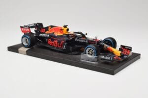Red Bull RB16B #33 M. Verstappen Belgian GP 2021 Winner Minichamps 1:18 113211333 Pryskyřice – obrázek 4 z 7