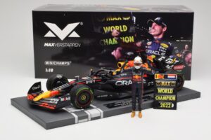 Red Bull RB18 Oracle #1 M. Verstappen Japanese GP 2022 World Champion Minichamps 1:18 113221801 Pryskyřice – obrázek 7 z 7
