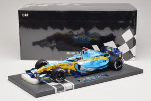 Renault R25 #5 F. Alonso 2nd Place Belgian GP 2005 Minichamps 1:18 117051605 Kov – obrázek 7 z 7