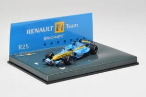 Renault R25 #1 F. Alonso F1 World Champion 2005 Minichamps 1:43 403050105 Kov – obrázek 2 z 4