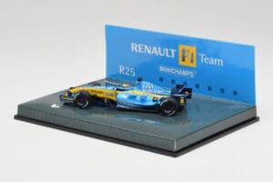 Renault R25 #1 F. Alonso F1 World Champion 2005 Minichamps 1:43 403050105 Kov – obrázek 3 z 4