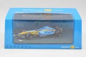 Renault R25 #1 F. Alonso F1 World Champion 2005 Minichamps 1:43 403050105 Kov – obrázek 4 z 4