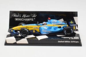 Renault R25 F. Alonso F1 World Champion Showcar 2005 Minichamps 1:43 400050075 Kov