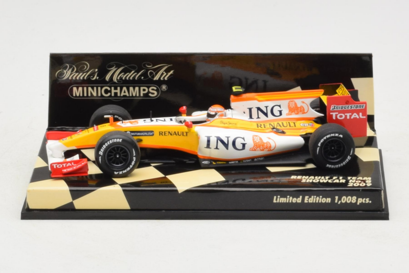 Renault R29 #8 N. Piquet Jr. Showcar F1 2009 Minichamps 1:43 400090078 Kov