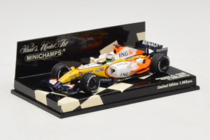 Renault R27 #3 G. Fisichella Renault F1 Team Showcar 2007 Minichamps 1:43 400070073 Kov – obrázek 2 z 5