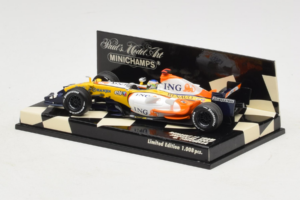Renault R27 #3 G. Fisichella Renault F1 Team Showcar 2007 Minichamps 1:43 400070073 Kov – obrázek 3 z 5