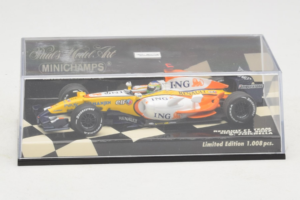 Renault R27 #3 G. Fisichella Renault F1 Team Showcar 2007 Minichamps 1:43 400070073 Kov – obrázek 4 z 5