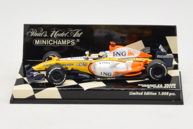 Renault R27 #3 G. Fisichella Renault F1 Team Showcar 2007 Minichamps 1:43 400070073 Kov