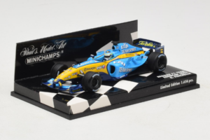 Renault R25 #6 G. Fisichella Renault F1 Team Showcar 2005 Minichamps 1:43 400050076 Kov – obrázek 2 z 5