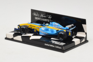 Renault R25 #6 G. Fisichella Renault F1 Team Showcar 2005 Minichamps 1:43 400050076 Kov – obrázek 3 z 5