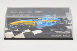 Renault R25 #6 G. Fisichella Renault F1 Team Showcar 2005 Minichamps 1:43 400050076 Kov – obrázek 4 z 5
